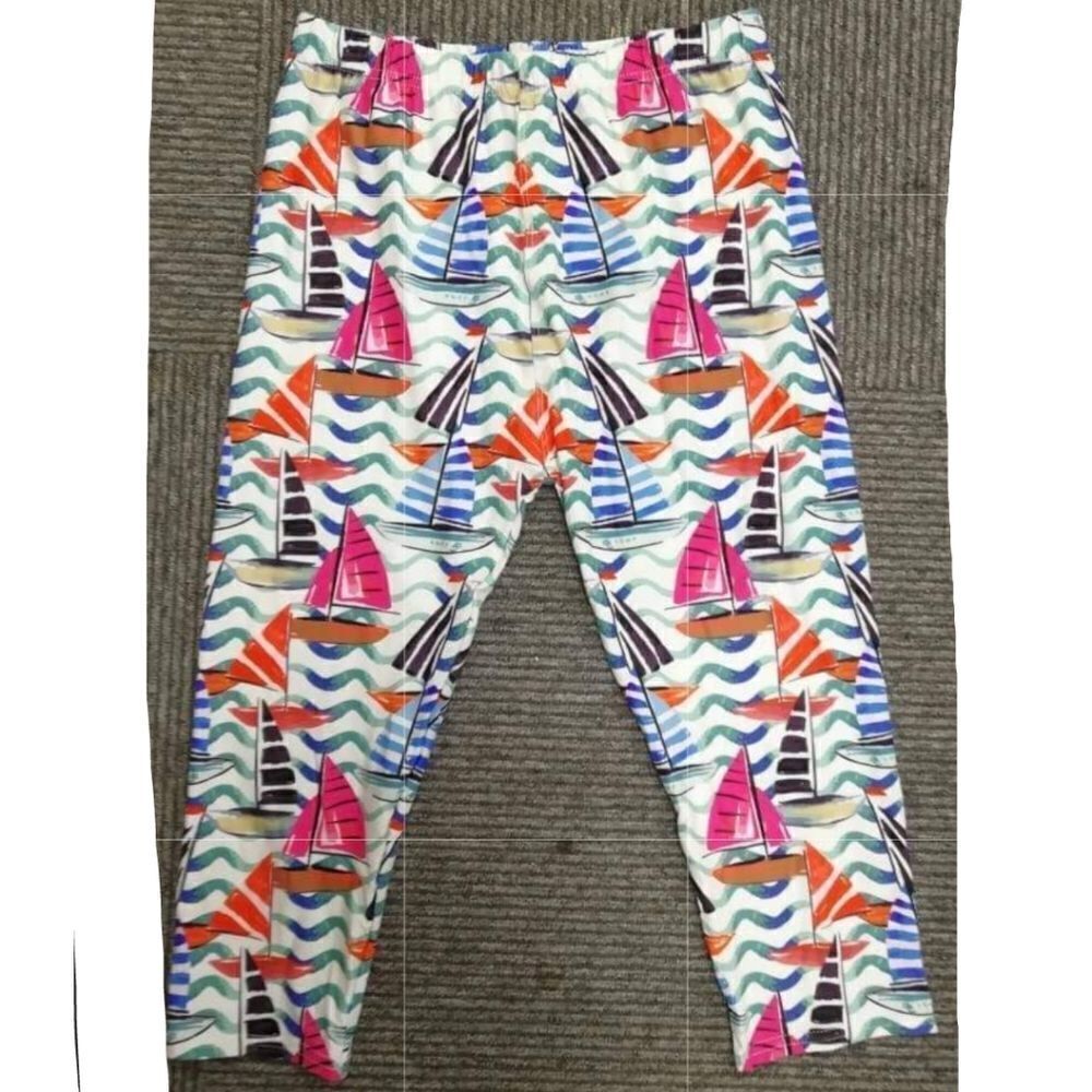 Sailboat Capri Leggings 